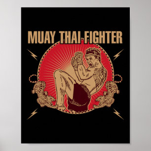 Poster Muay Thai Fighter