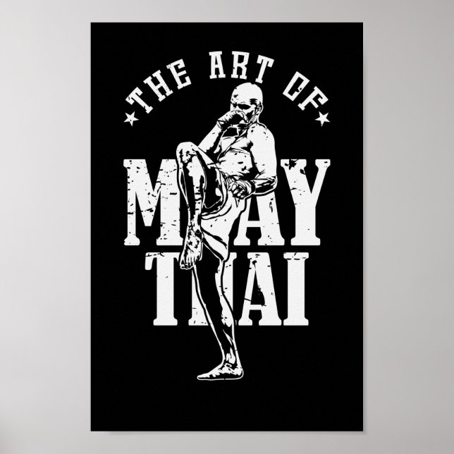 Poster Muay Thai "The Art of Muay Thai" (Devant)