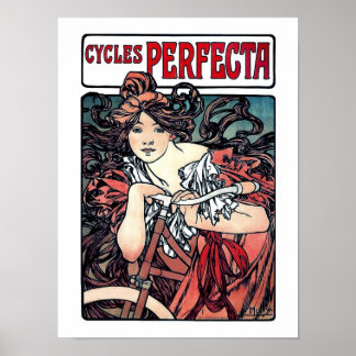 Poster Mucha Cycles Perfecta
