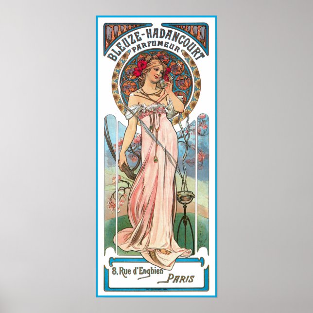 Poster Mucha Imprimer : Publicité de parfum (Devant)