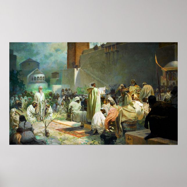 Poster Mucha - Introduction De La Liturgie Slave (Devant)