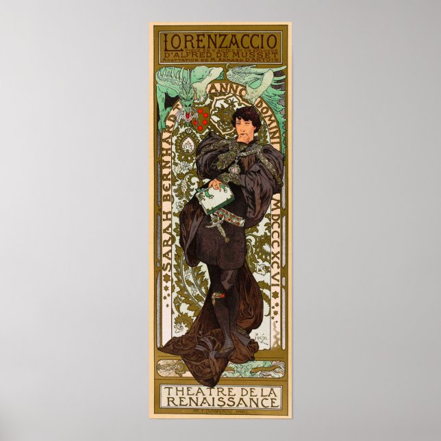Poster Mucha - La Renaissance (Devant)