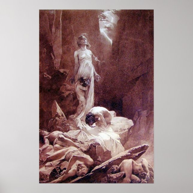 Poster Mucha - Le Pater (Devant)