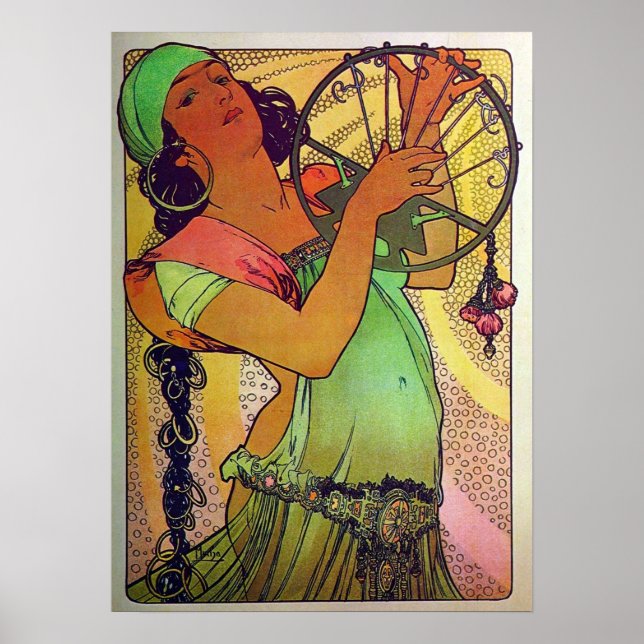 Poster Mucha - Salome 1897 (Devant)