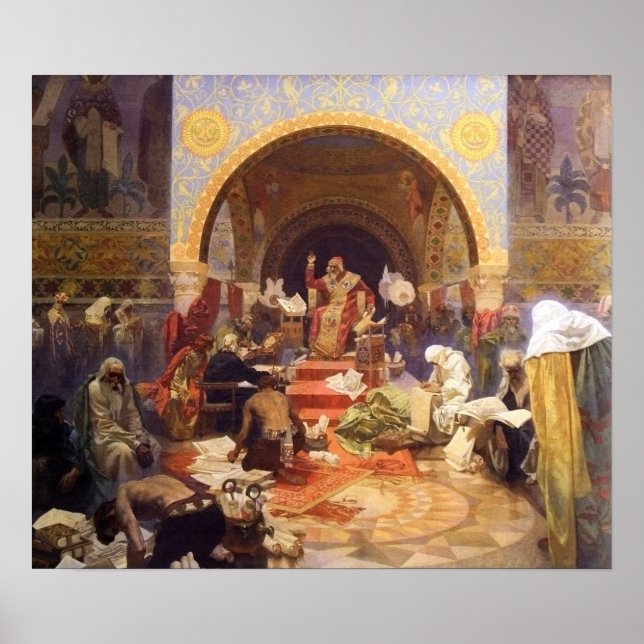 Poster Mucha - Simeon Bulharsky (Devant)