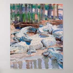 Poster Muddy Alligators By John Singer Sargent