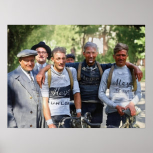 Poster Muddy Faces Tour de France 1928 Après l'étape 10