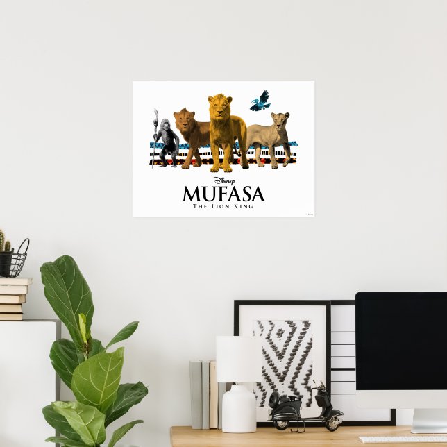 Poster Mufasa Pride Terres Famille royale (Bureau à domicile)
