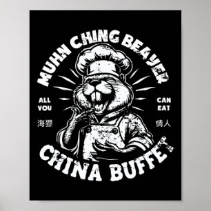 Poster Muhn Ching Beaver Dirty Raunchy Adult Humor Teme M