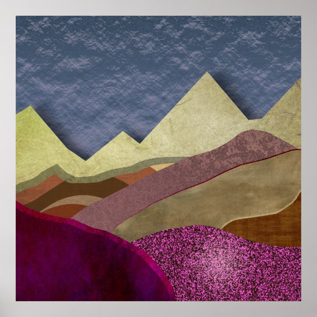 Poster Mulberry Mountains (Devant)