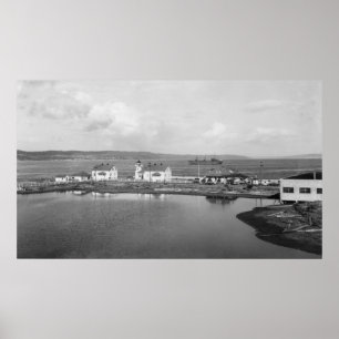 Poster Mulkilteo, WA - photographie de vue de phare