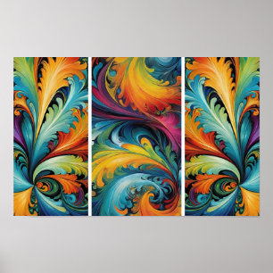 Poster Multi-Abstrait