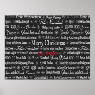 Poster Multi-language Merry Christmas Thunder_Cove