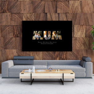 Poster Mum 3 photo moderne élégante noire mère jour