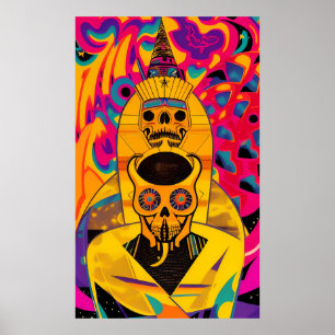 Poster Mummicide Négatif - Ken Gage Surreal Art