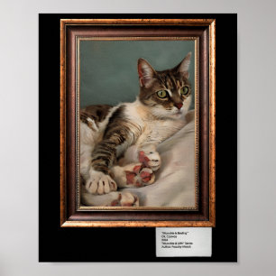Poster Munchie Le Chat Repose - Toile