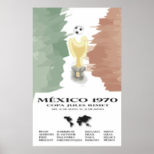 Poster Mundial Mexique 70