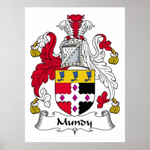 Poster Mundy Family Crest