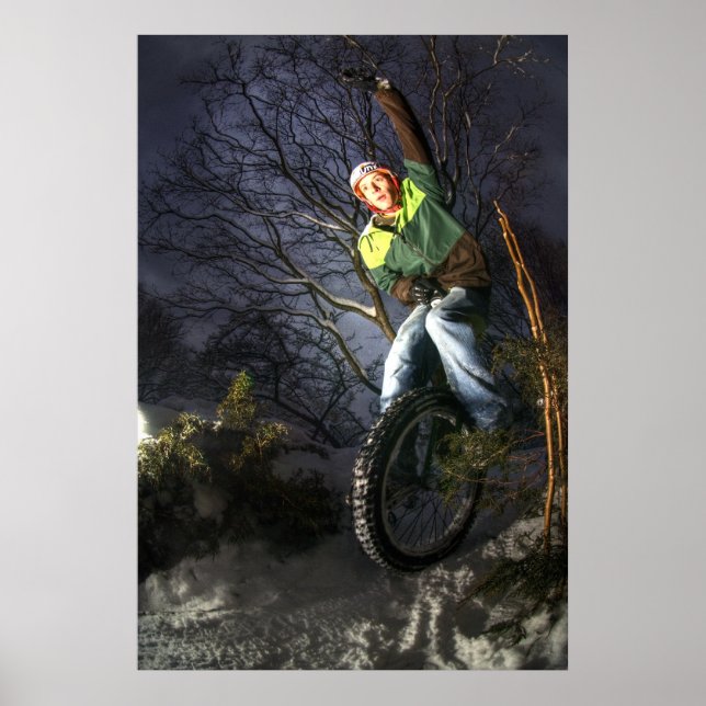 Poster Muni de neige (Devant)