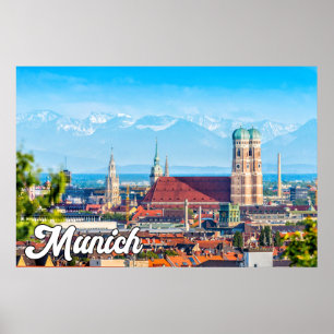 Poster Munich, Allemagne