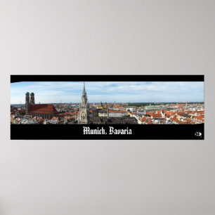 Poster Munich, Bavaria Panorama