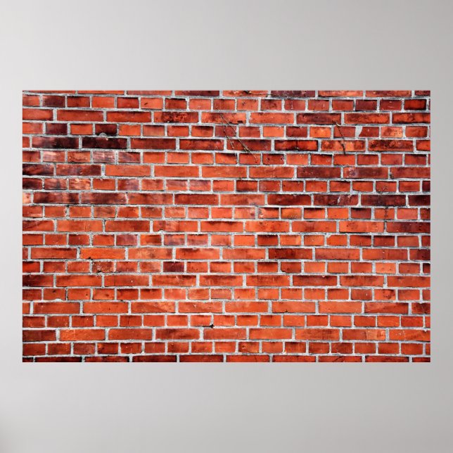 Poster Mur Brown en brique (Devant)