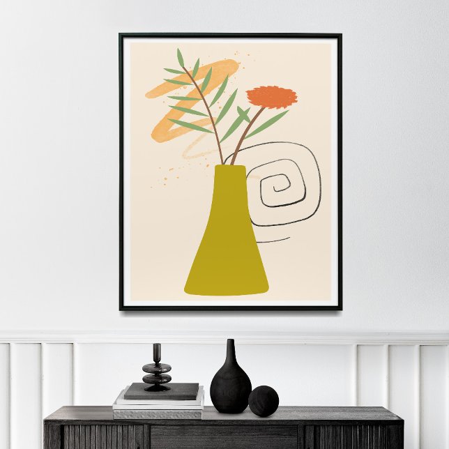 Poster Mur D'Art Moderne Du Milieu Du Siècle, Style Bohém (Créateur téléchargé)