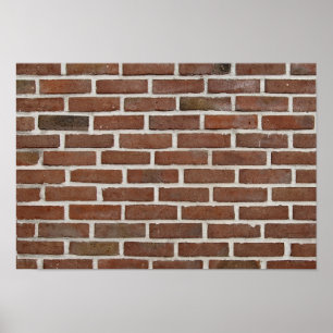Poster "mur de briques"