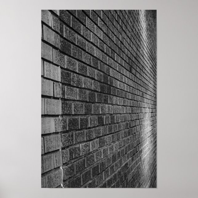 Poster Mur de briques (Devant)