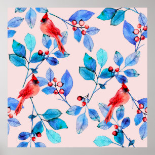 Poster Mur de briques roses utilisé pour background abstr