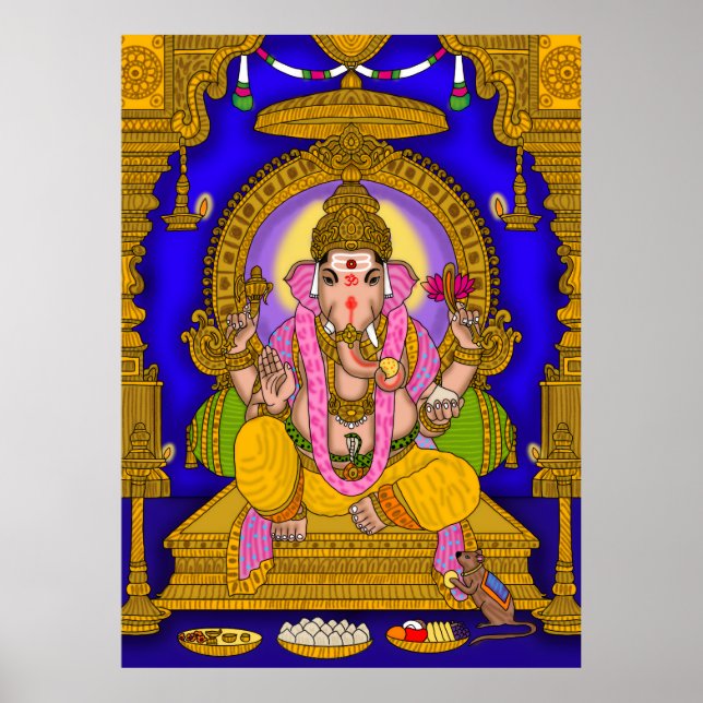 Poster Mur de Ganesha  (Devant)