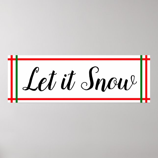 Poster Mur de Noël (Devant)