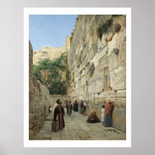 Poster Mur des plaies de Gustav Bauernfeind