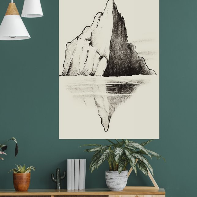 Poster mur du royaume des glaces (Salon 1)