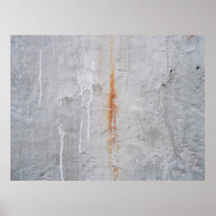 Poster Mur en béton gris