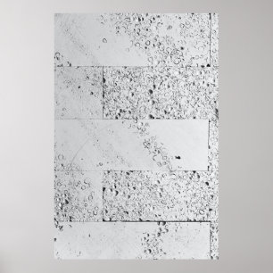 Poster Mur en briques blanches