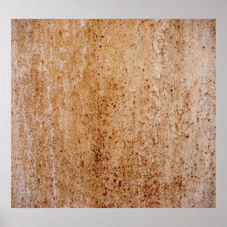 Poster Mur en fer rouillé, détail de texture.