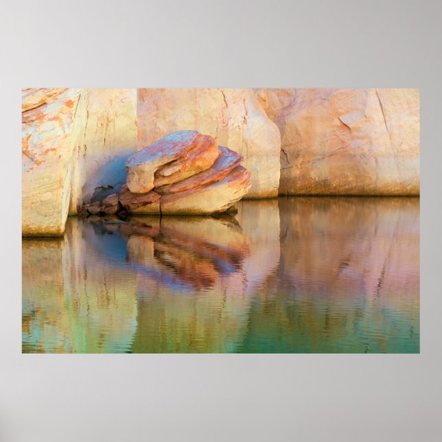 Poster Mur en grès | Glen Canyon, UT (Devant)