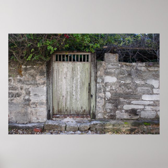 Poster Mur et porte (Devant)