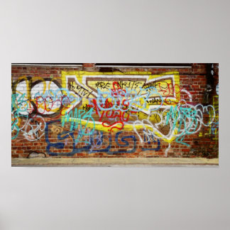 Poster Mur Graffiti