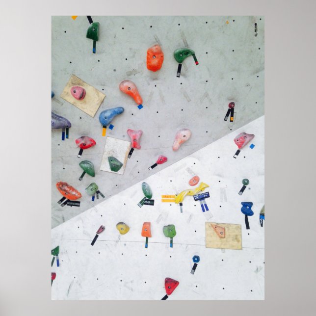 Poster Mur intérieur escalade (Devant)