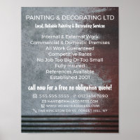 Mur Peint Grunge, Peintre & Décorateur