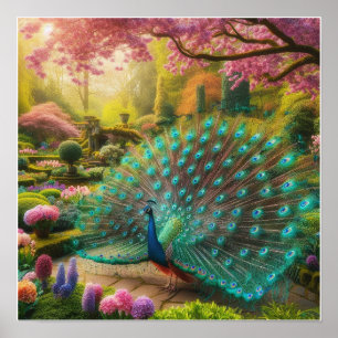 Poster mural Peacock sur mesure