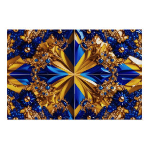 Poster murale avec Design de couleurs Suède