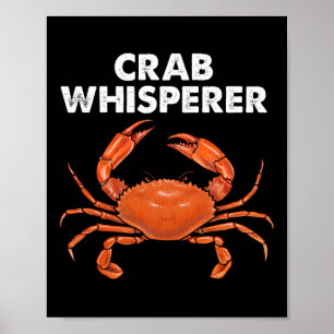 Poster Murmureur de crabe cool Art pour hommes femmes pêc