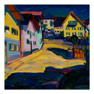 Poster Murnau Burggrabenstrasse 1 - Wassily Kandinsky