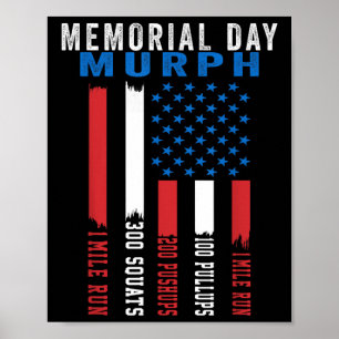 Poster Murph Challenge American Memorial Day entraînement