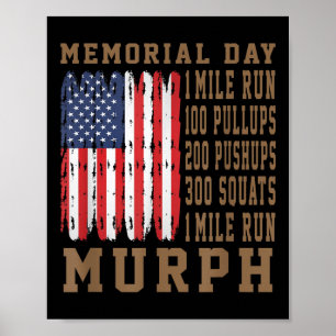 Poster Murph Challenge Memorial Day entraînement américai