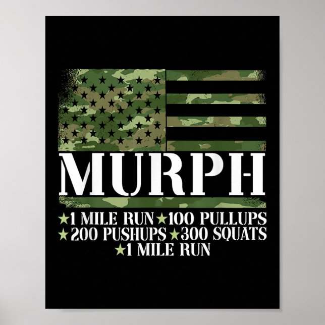 Poster Murph Memorial Day Workout (Devant)