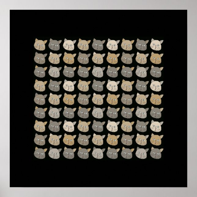 Poster murs de chat (Devant)